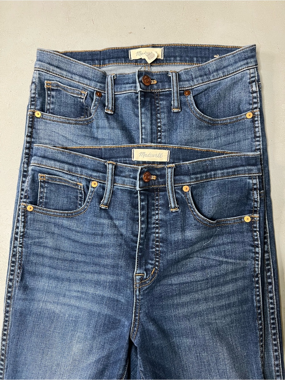 Madewell  10” High-Rise Skinny Jeans 28T Bundle Of 2 Pairs